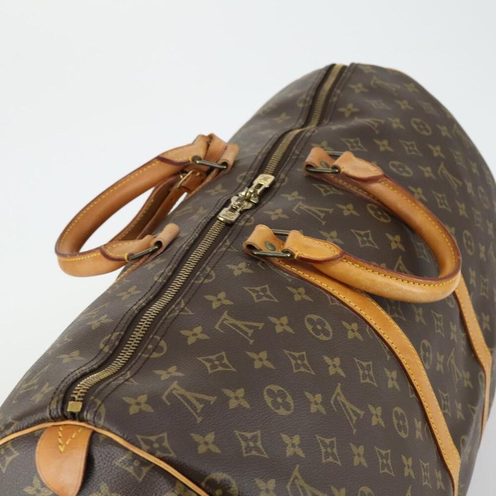 LOUIS VUITTON Monogram Keepall 55 Boston Bag M41424 LV Auth 156198 - Picture 6 of 16